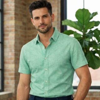 Linen Shirt (Half sleeve)
